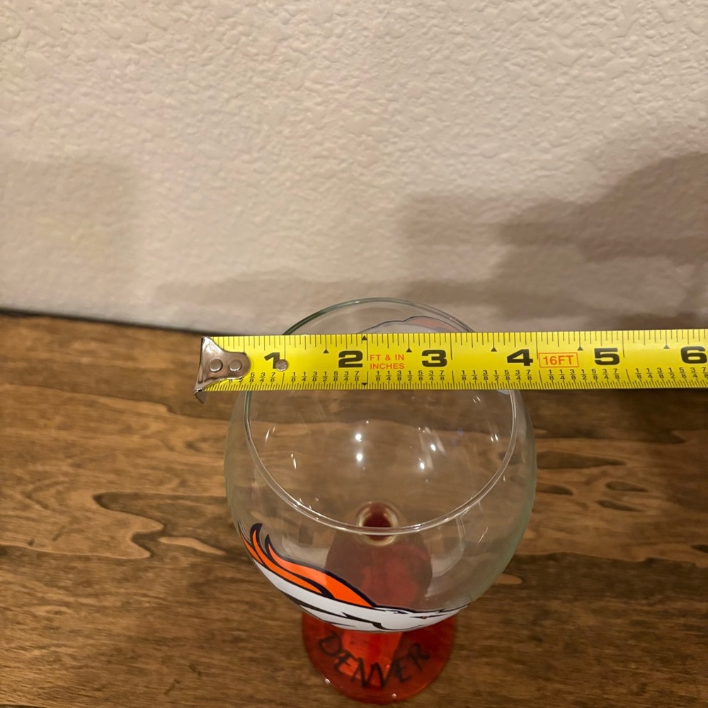 Denver Broncos Wine Glass—New! - Picture 3 of 9